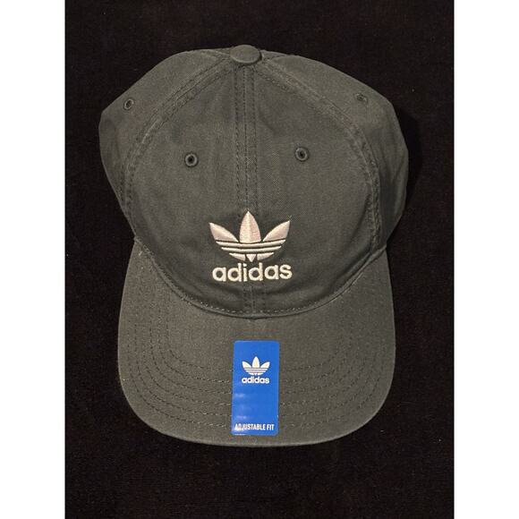 Adidas Originals Trefoil Adjustable Fit Strapback Cap Green New With Tags - Picture 3 of 3